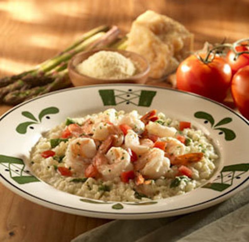 Risotto aux crevettes et aux asperges