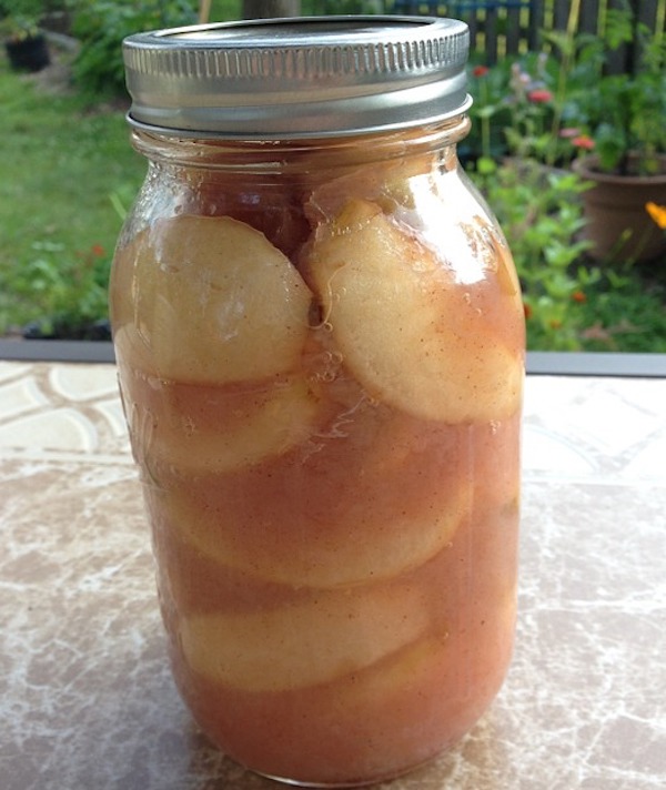 Conserve: Garniture aux pommes