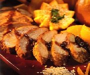 Corneau Cantin POULET MARINé à L'ORANGE ET AU SéSAME